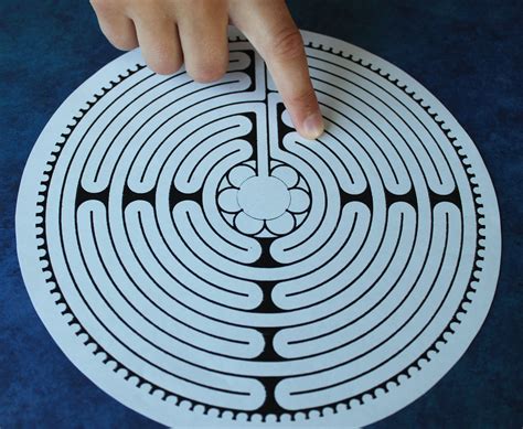 Printable Finger Labyrinth